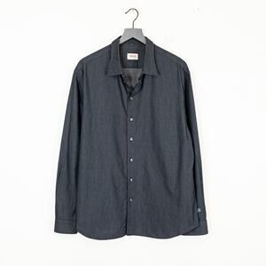 ARMANI Collezioni Men's Button up Shirt Mico dot black size 2XL